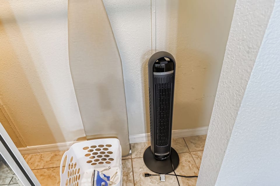 Iron / ironing board and fan