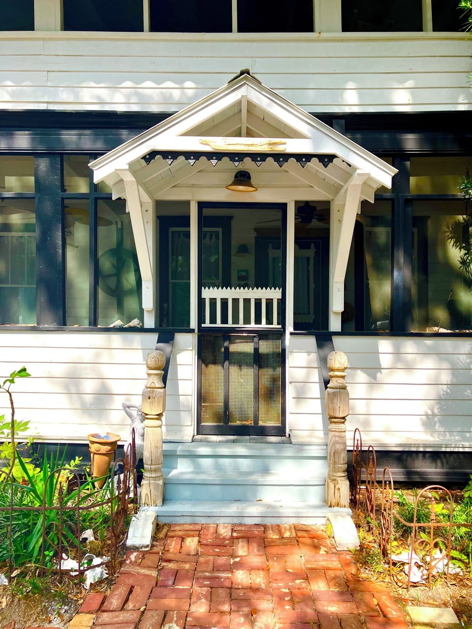 My Old Tybee Beach House.  Just at few steps at your entrance.  All ground level