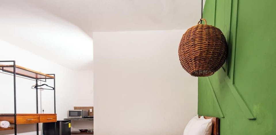 Cómodo cuarto con cocina integrada