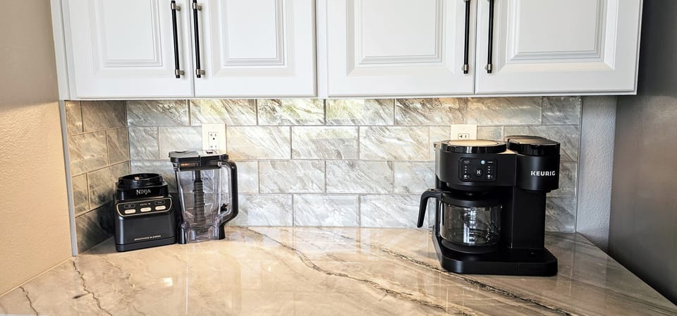 Coffee, drip and pod and Ninja Blender