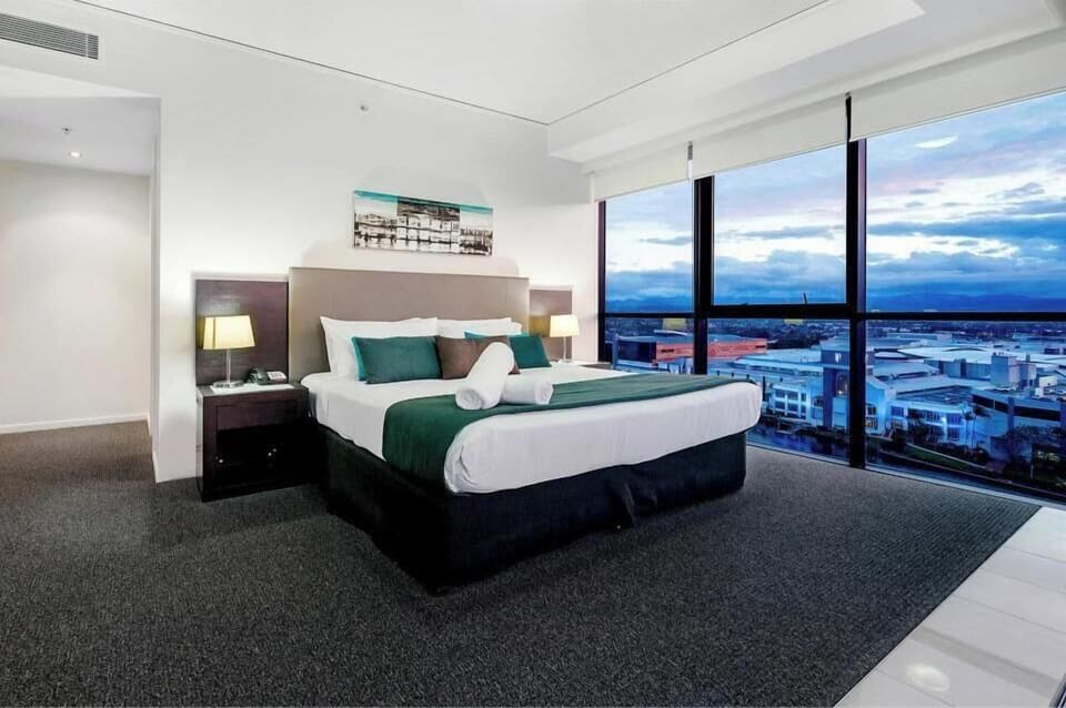 Deluxe Apartment, Balcony, City View | Iron/ironing board, cribs (surcharge), rollaway beds (surcharge)