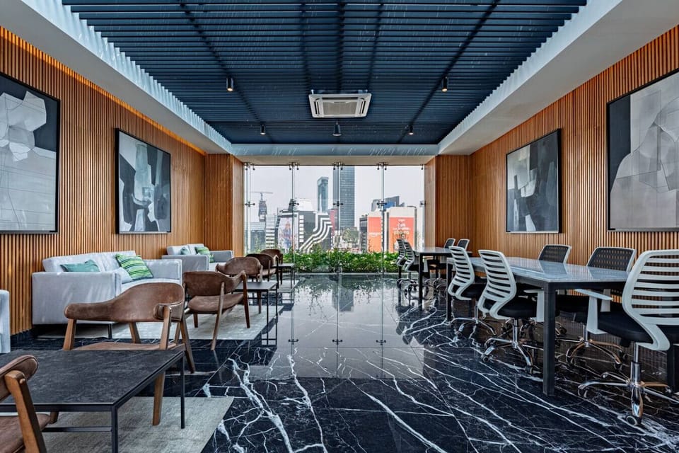 Connect, create, or just gaze. City energy fuels your day here.