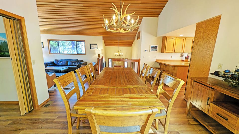 To the Dining area