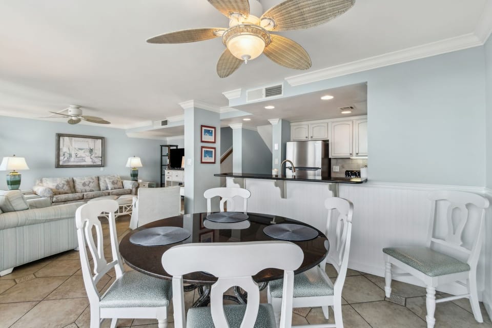 Dining table with seating for Six