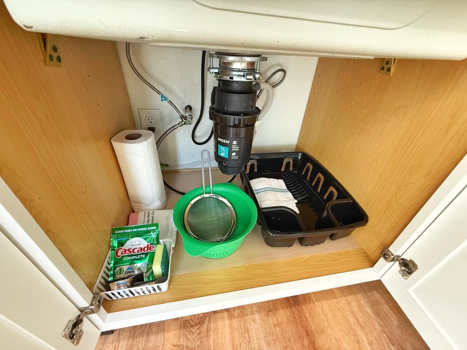 Your cozy kitchen awaits with all the essentials.
