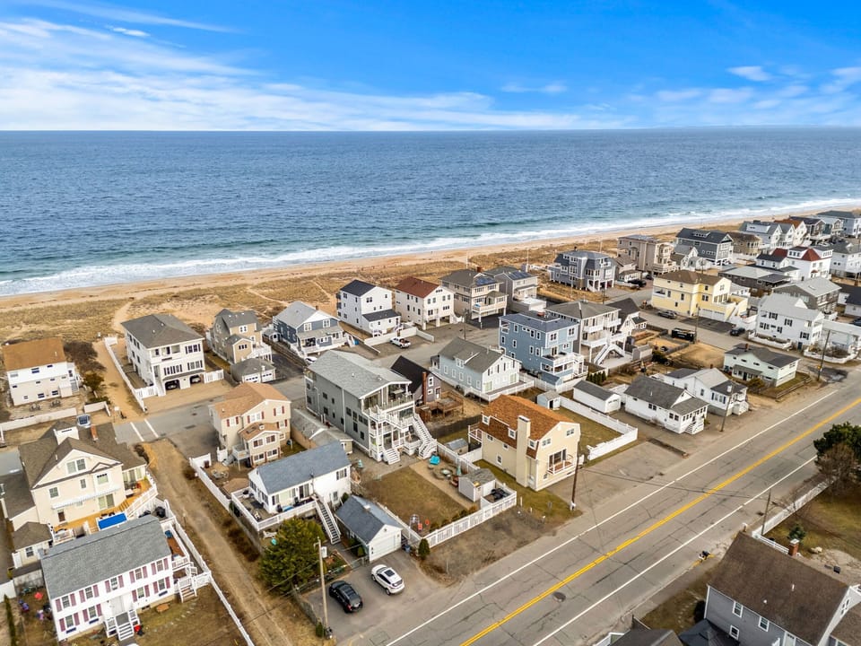 Aerial view of Serendipity Beach Retreat!