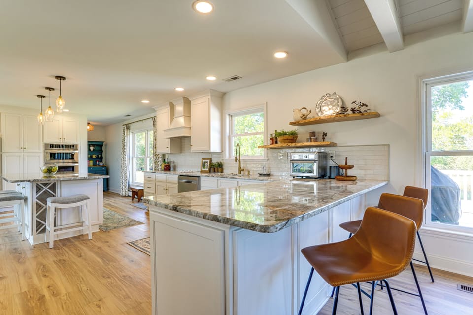 Property Interior | 2-Story Home | Free WiFi | Central A/C & Heating