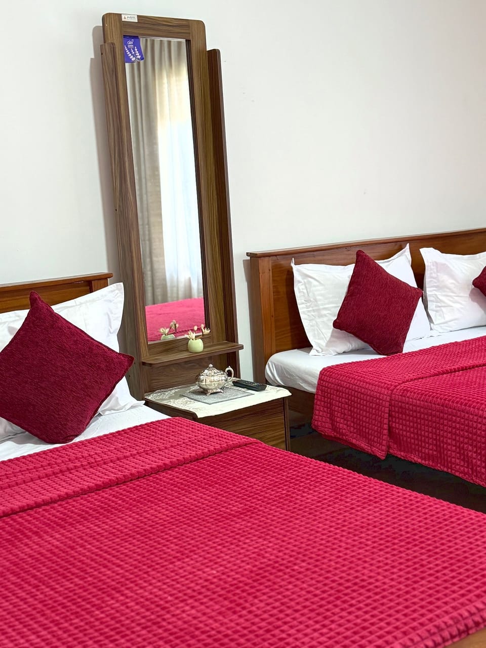 Superior Room, Multiple Beds, Private Bathroom, Mountain View | Desk
