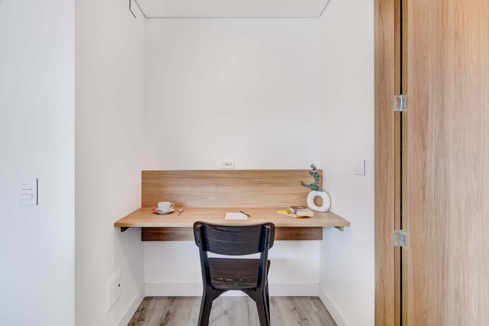 Cozy desk space for work or study