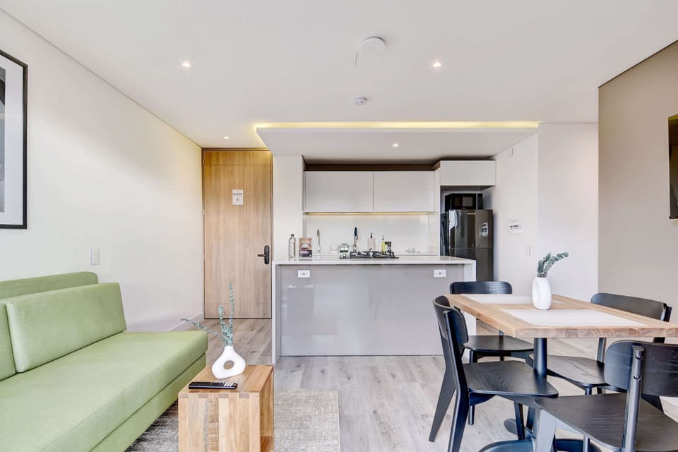 Dining table with comfortable seating