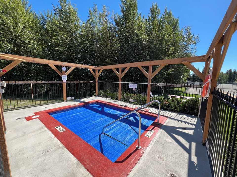Large communal Hot Tub
