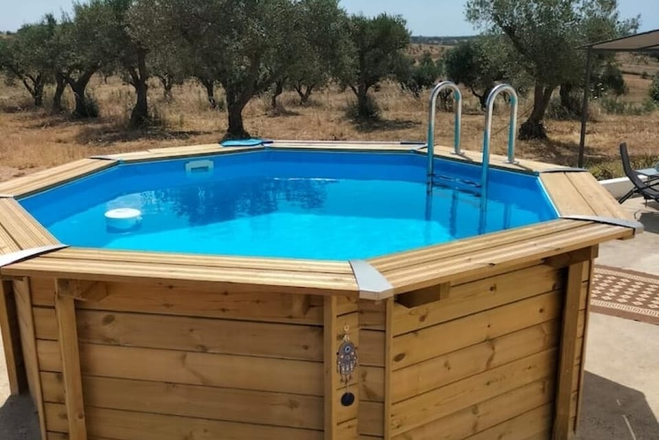 Pool backside villa