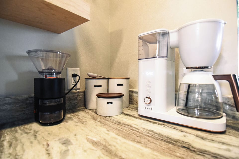 We provide regular and decaf coffee as well as tea.