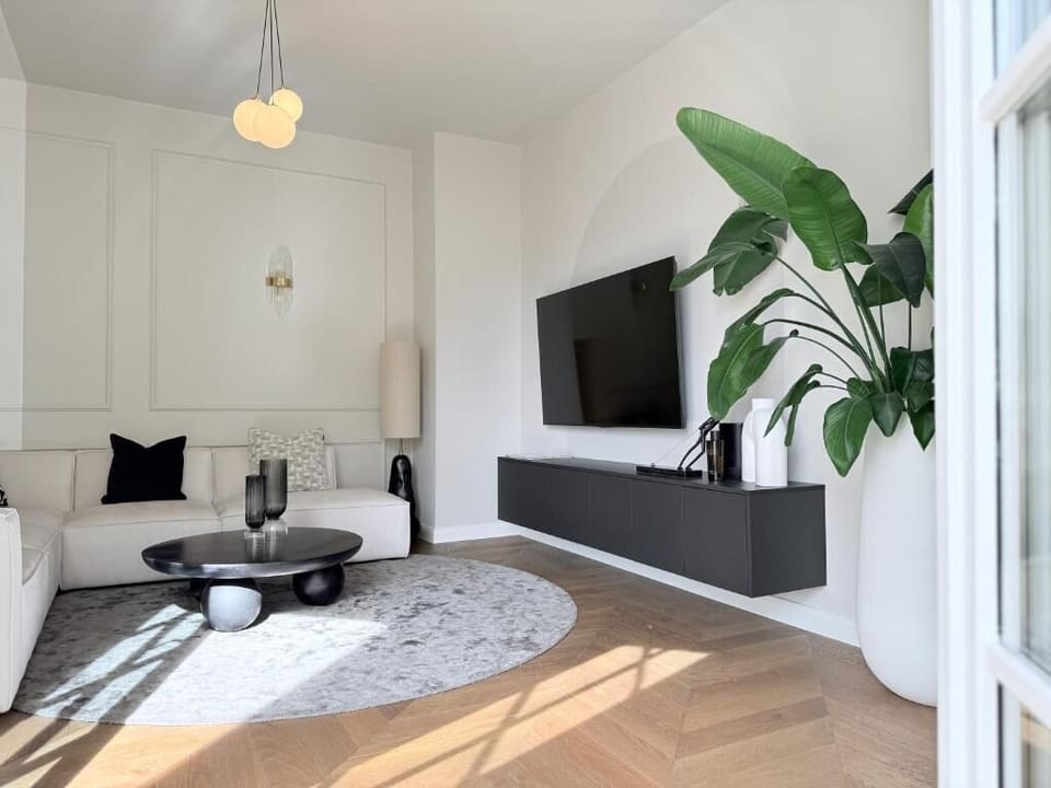 Plush seating area with plenty of room