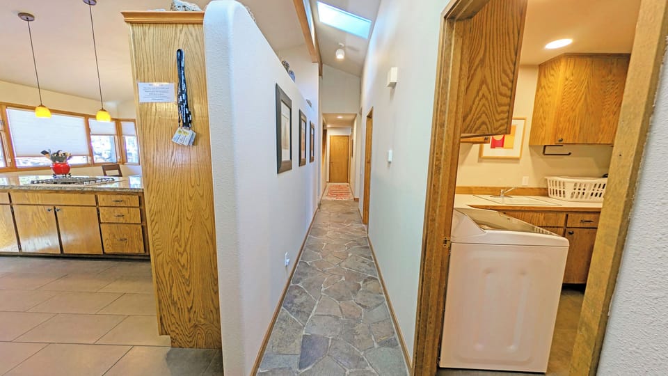 Left - Kitchen/Dining  Right - Laundry