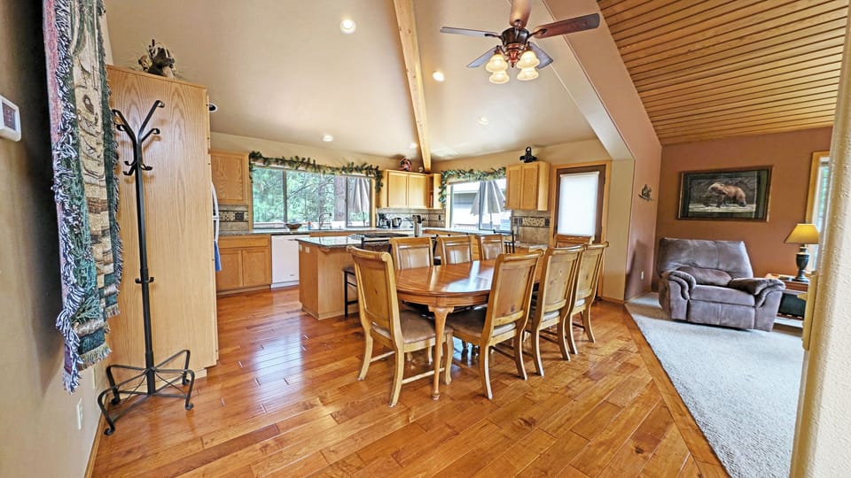 Upstairs: Kitchen, Dining, Living, Primary with En Suite