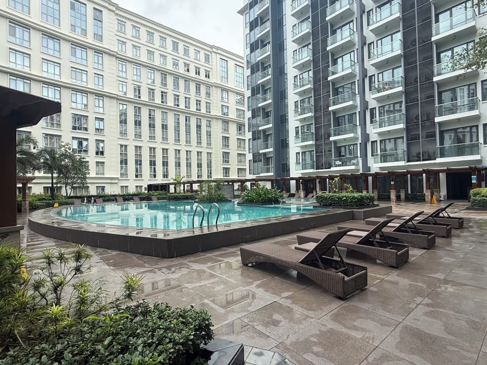 Swim, splash & relax—the second-floor pools are all yours to enjoy.