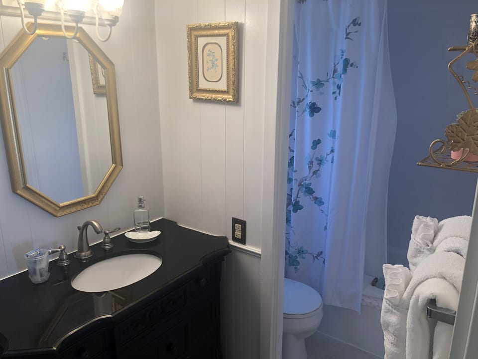 King Room with Balcony and Harbor View | Bathroom | Free toiletries, towels