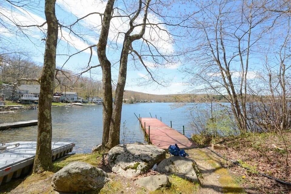 Lake access across the street shared