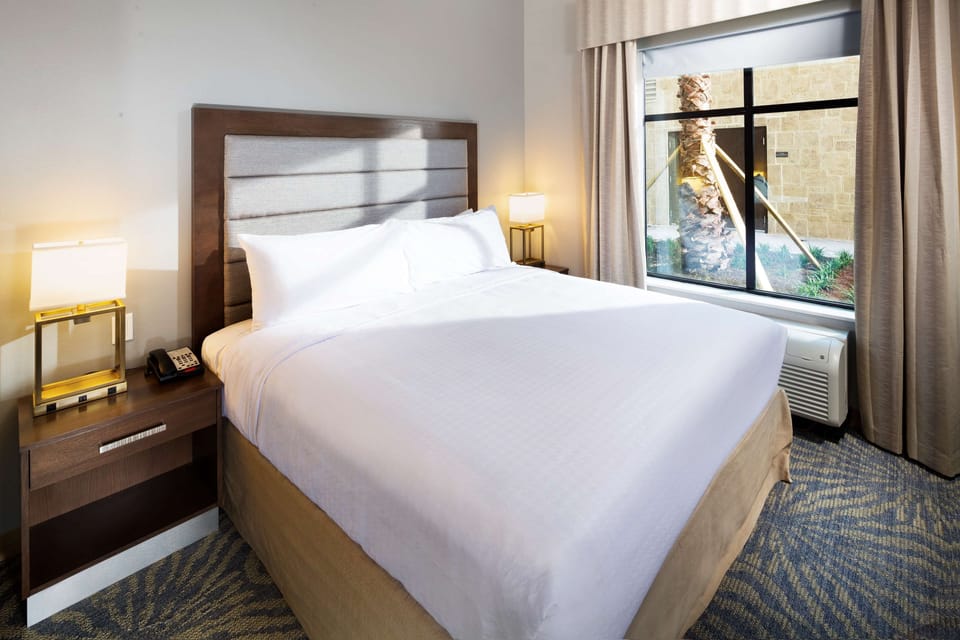 Pillowtop beds, in-room safe, desk, iron/ironing board