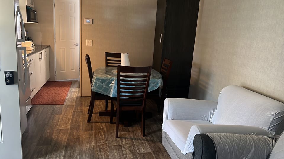 Dinning area inside the cottage