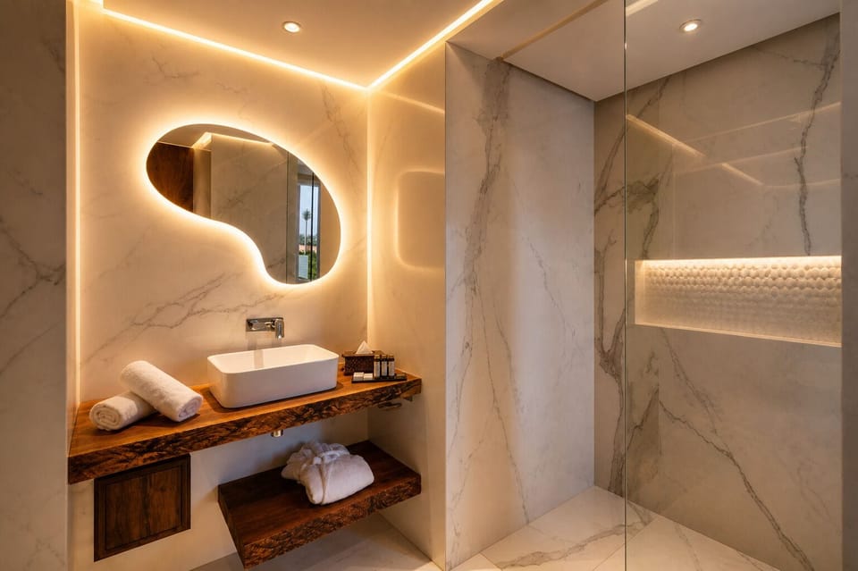 Deluxe Suite | Bathroom | Combined shower/tub, free toiletries, hair dryer, bathrobes