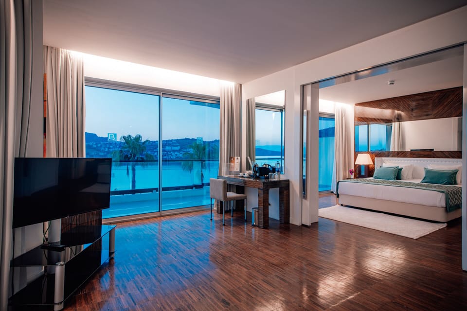 Senior Suite | Free minibar, in-room safe, desk, laptop workspace