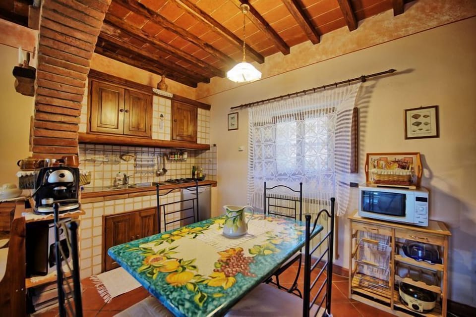 Panoramic House, 3 Bedrooms, Private Pool (Casa Margherita 1) | Private kitchen | Full-size fridge, microwave, oven, stovetop