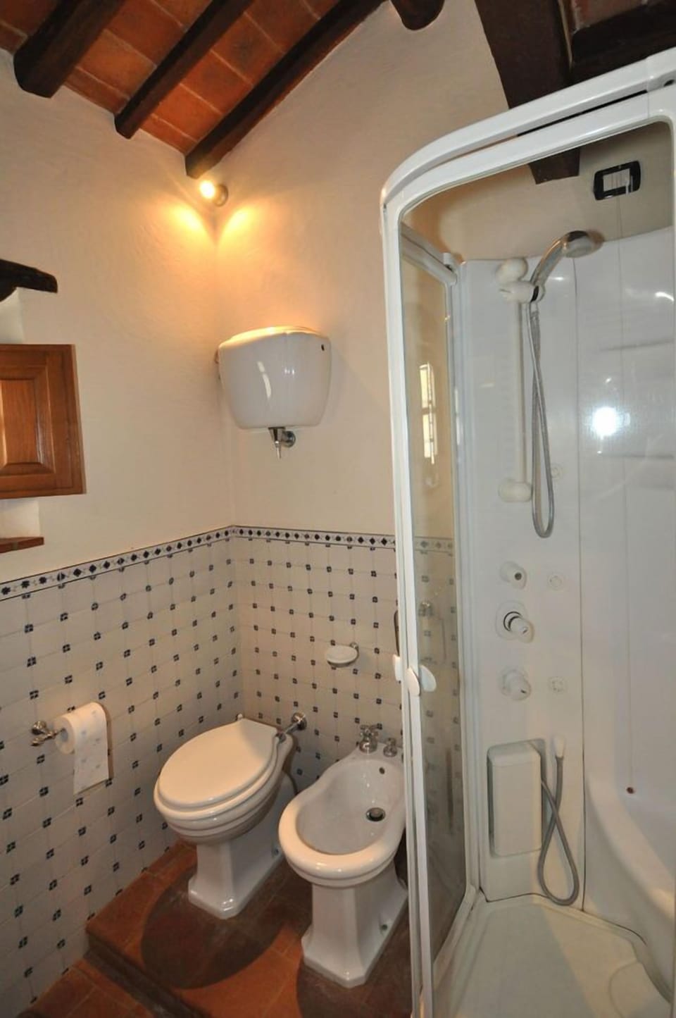 Panoramic Villa, 3 Bedrooms, Private Pool (Calcinaio) | Bathroom | Hair dryer, bidet, towels