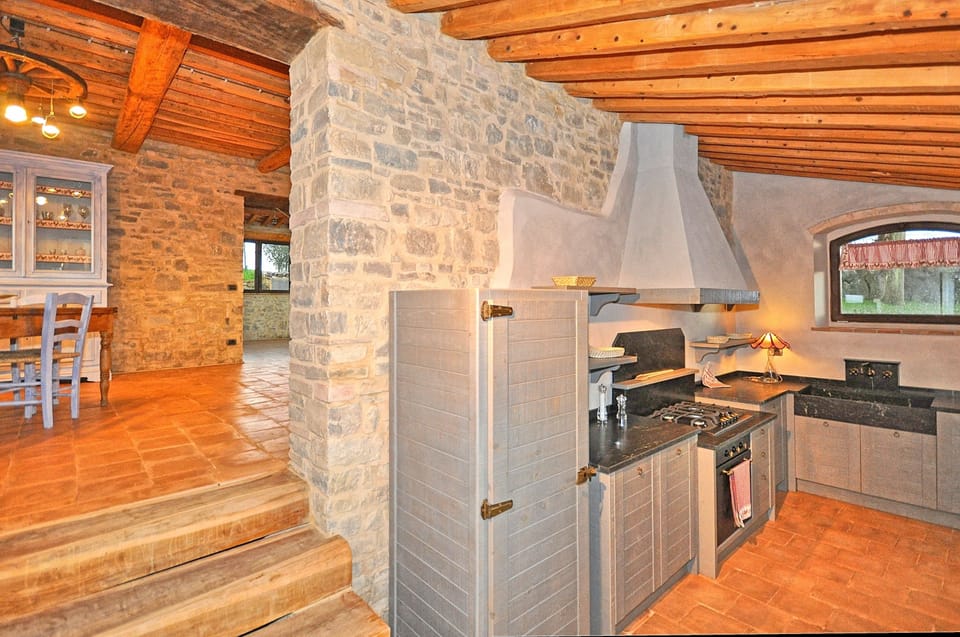 Panoramic Villa, 6 Bedrooms (Villa Ferdinando) | Private kitchen | Full-size fridge, microwave, stovetop, espresso maker