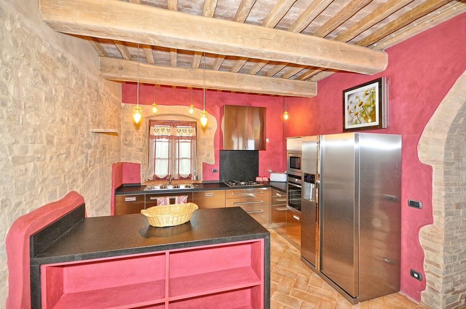 Panoramic Villa, 6 Bedrooms (Villa Ferdinando) | Private kitchen | Full-size fridge, microwave, stovetop, espresso maker