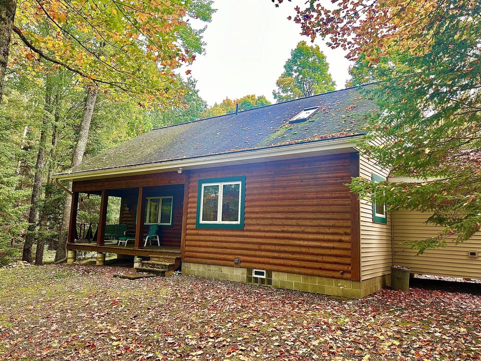 Backdoor entrance and view