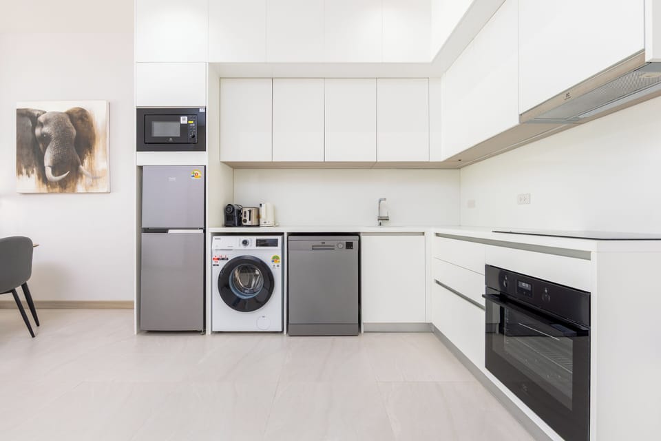 Design Villa, 2 Bedrooms, Pool View | Private kitchen | Electric kettle