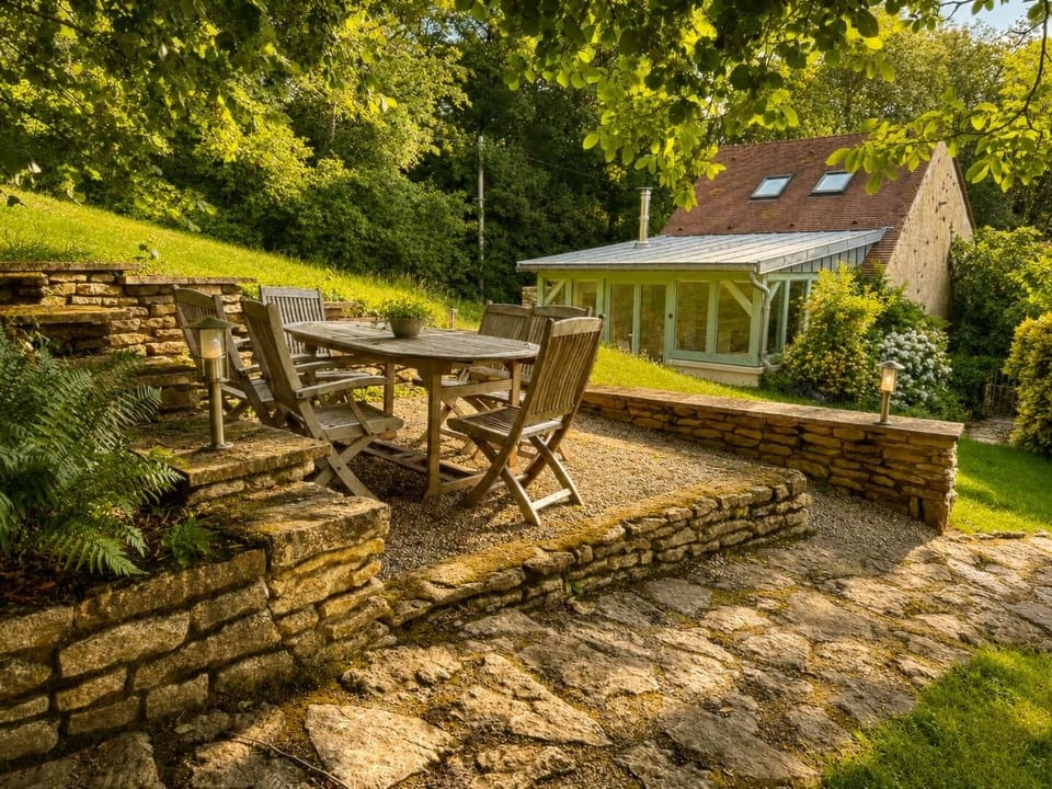 Terrasse gite la Grange - Clos de Fougères