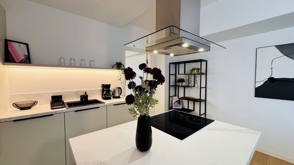 Comfort Apartment, 1 Bedroom, Non Smoking, Balcony | Private kitchen | Full-size fridge, oven, stovetop, dishwasher