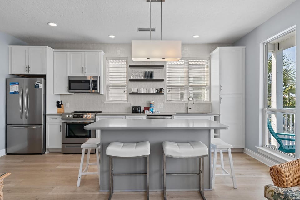 Condo, 1 King Bed with Sofa bed (Destiny Beach Villas #23A) | Private kitchen