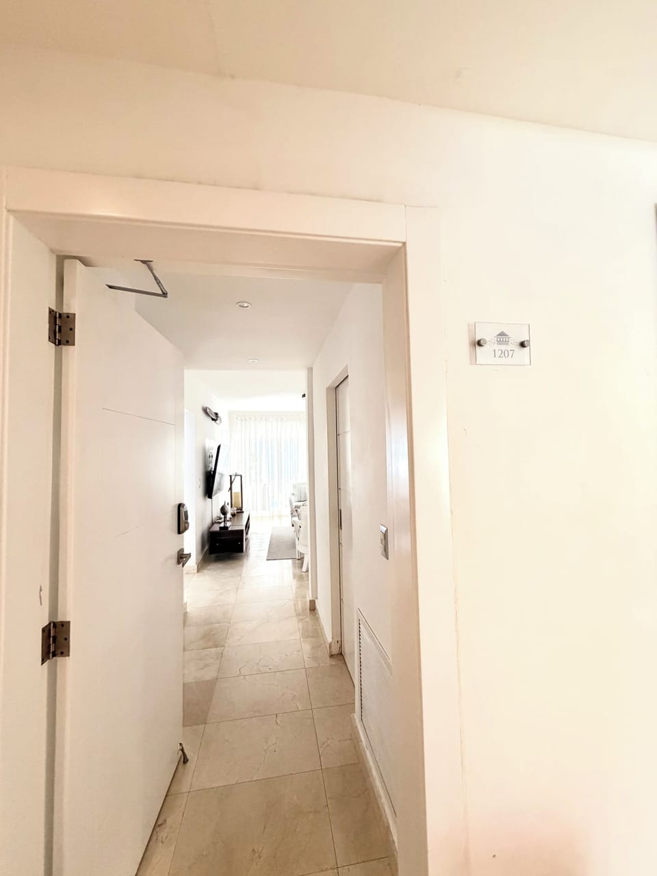 Interior entrance