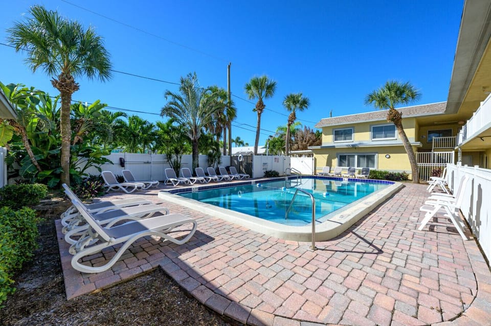 Swimming Pool with Lounge Chairs