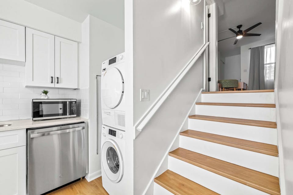 Townhome, Multiple Beds, Kitchen (The Capri Villa) | Laundry