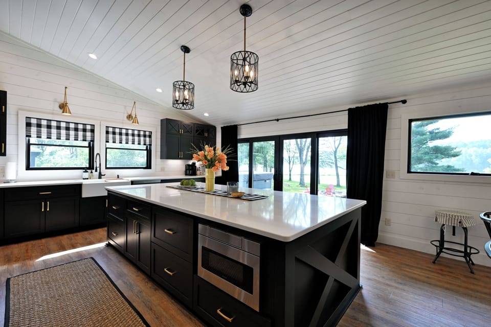 House, Multiple Beds, Hot Tub (The Namakagon Lakehouse) | Private kitchen