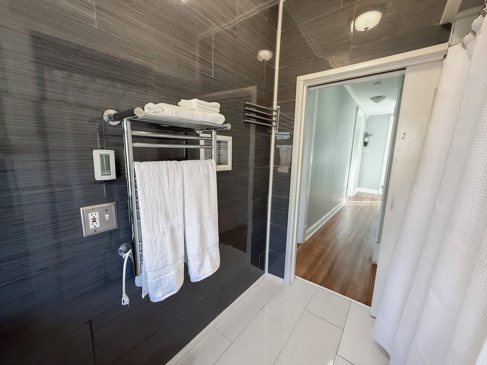 First and foremost, towel warmer!? Yes! 