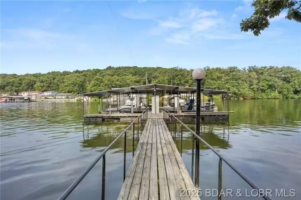 The approach to the dock