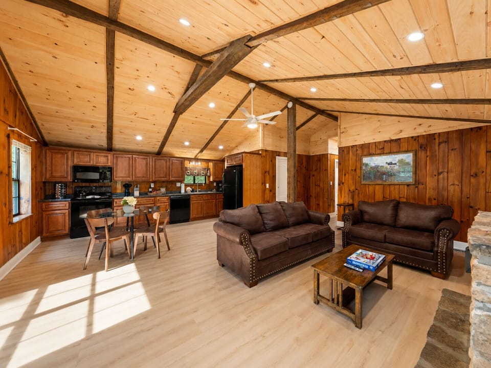 Full kitchen and Living Room