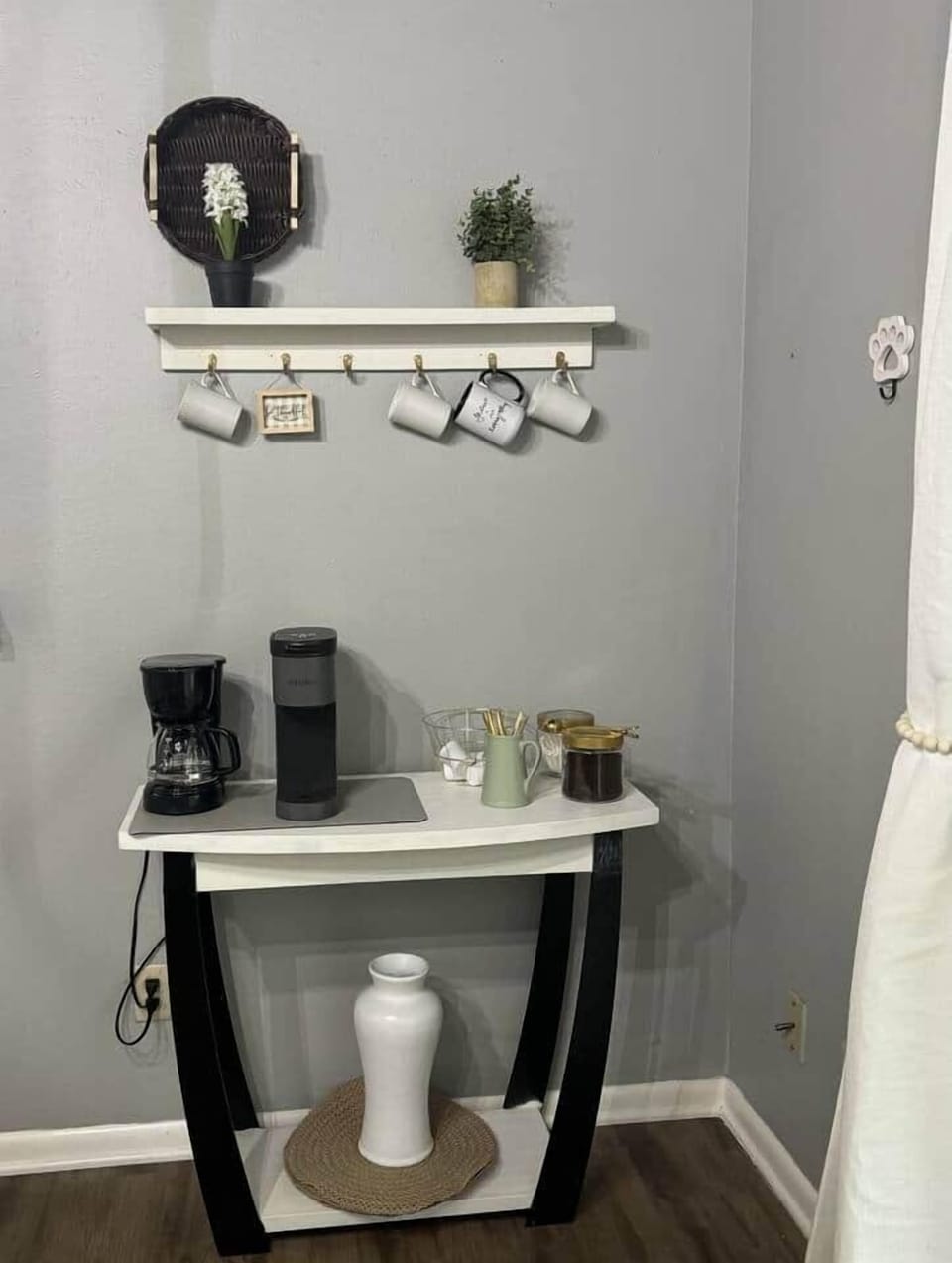 A little coffee station for your convenience! 