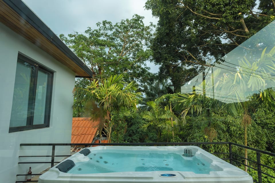 Villa, Balcony | Private spa tub