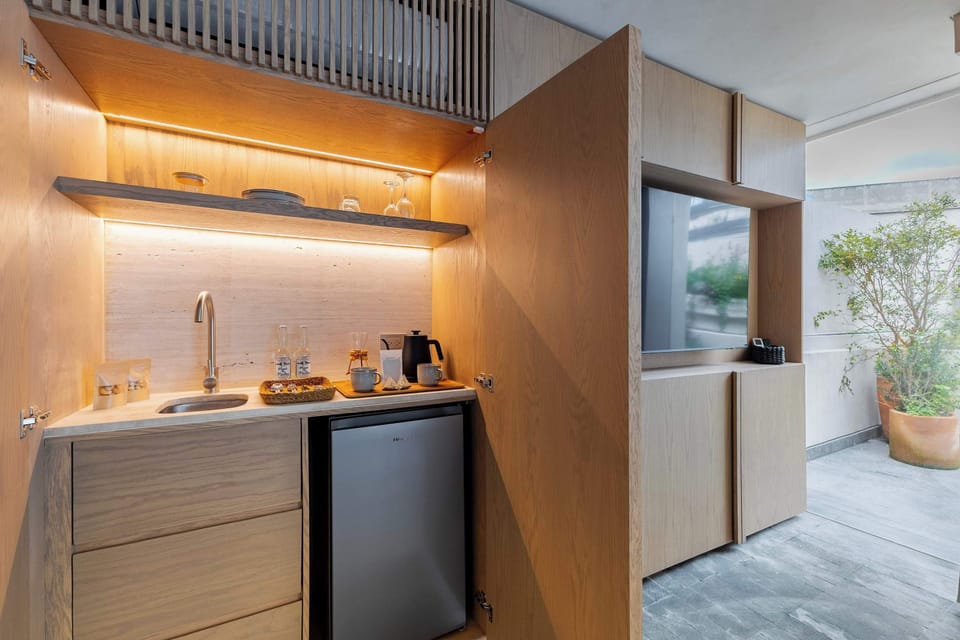 Stay organized with a spacious closet and enjoy the view


