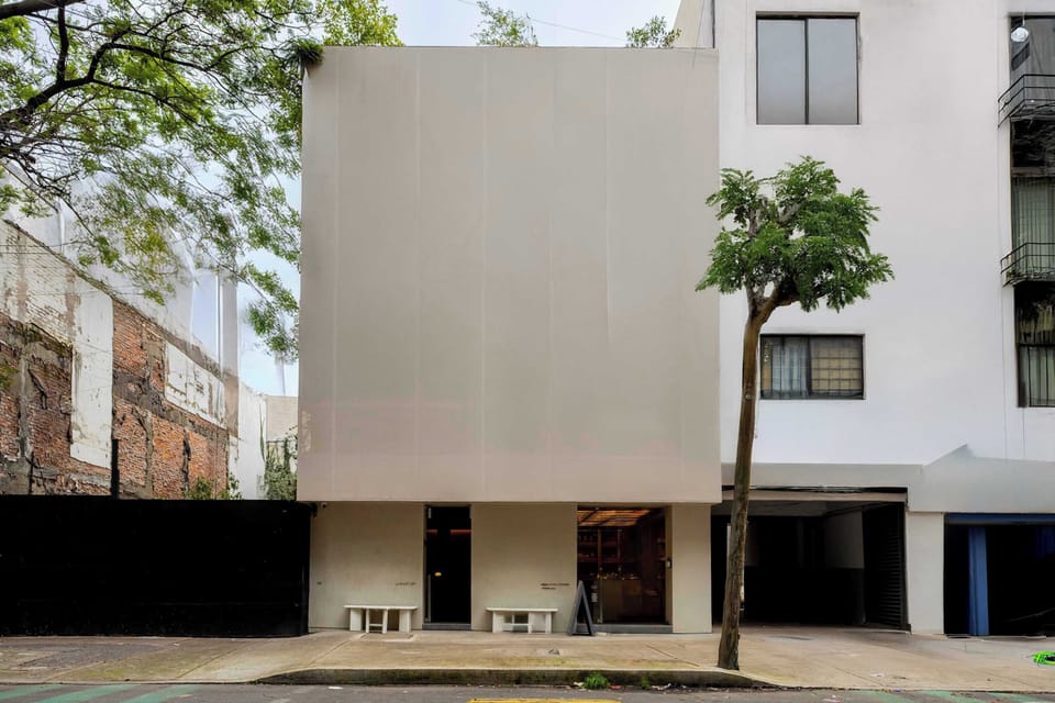 Exterior view of the building 