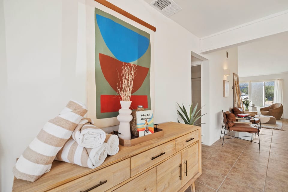 Light-filled and beautifully furnished.