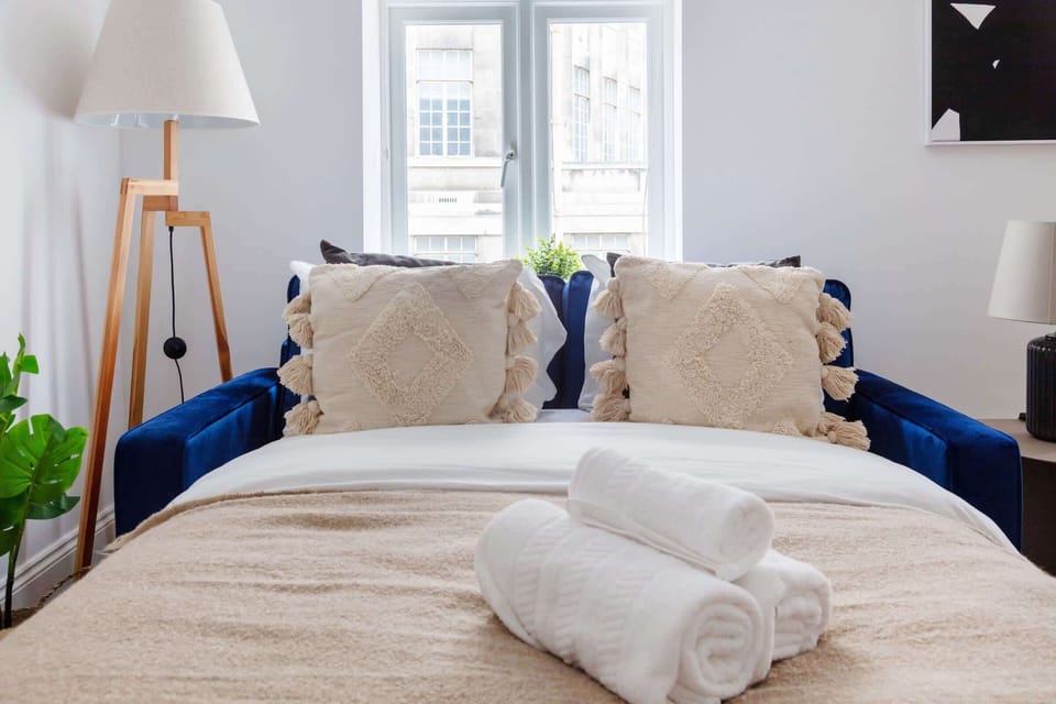 The sofa can be converted into a bed