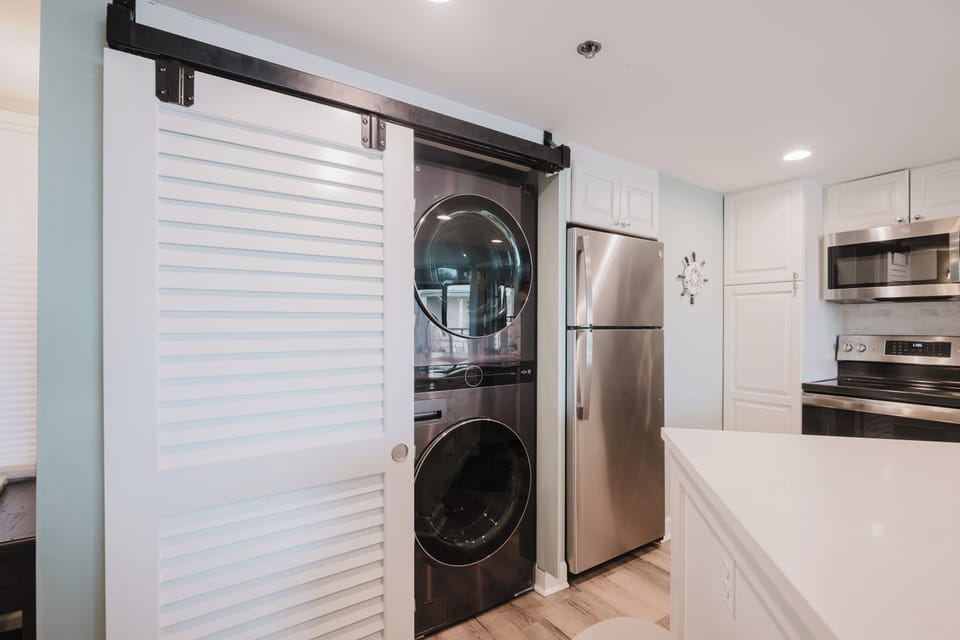 Hidden Laundry + Kitchen